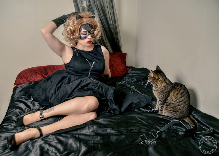 Catwoman Pinup Cosplay