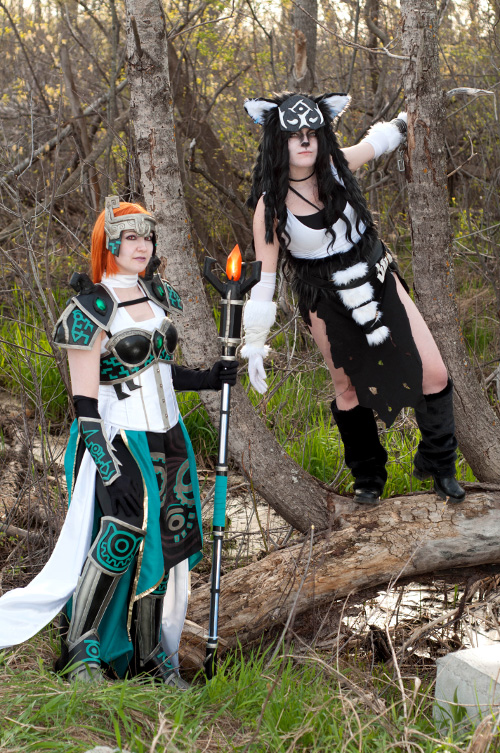 Midna and Wolf Link Cosplay