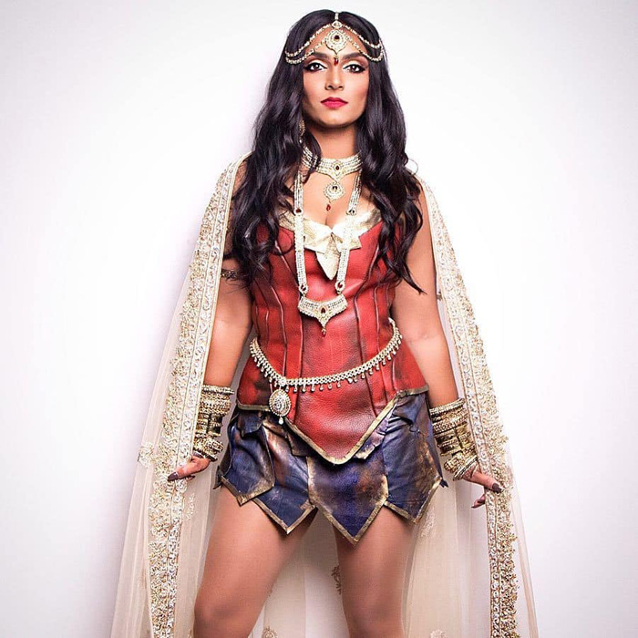 South Asian Wonder Woman Cosplay
