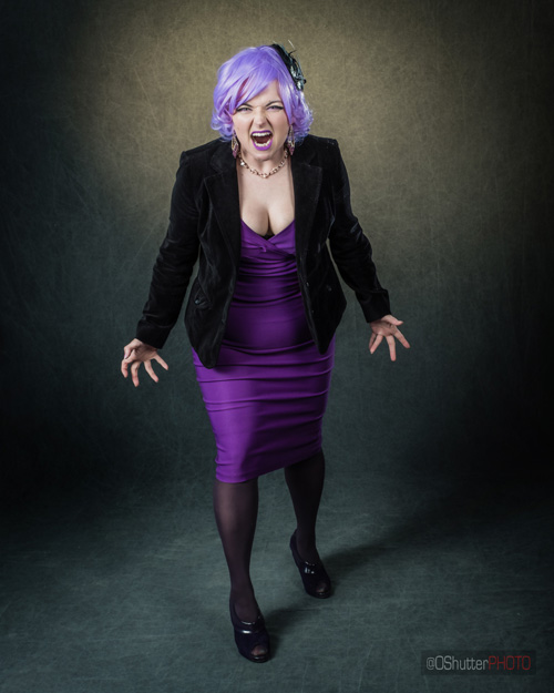 Jessie Jones and The Purple Lady Genderswapped Cosplay