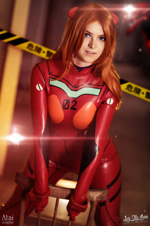 Asuka from Evangelion Cosplay