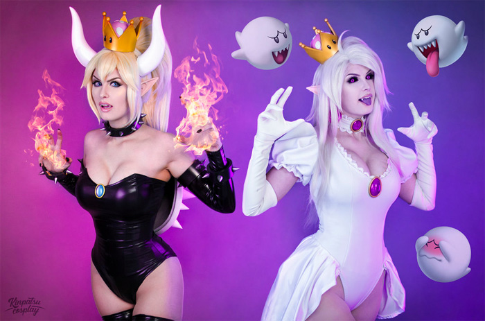 Bowsette & Booette Cosplay
