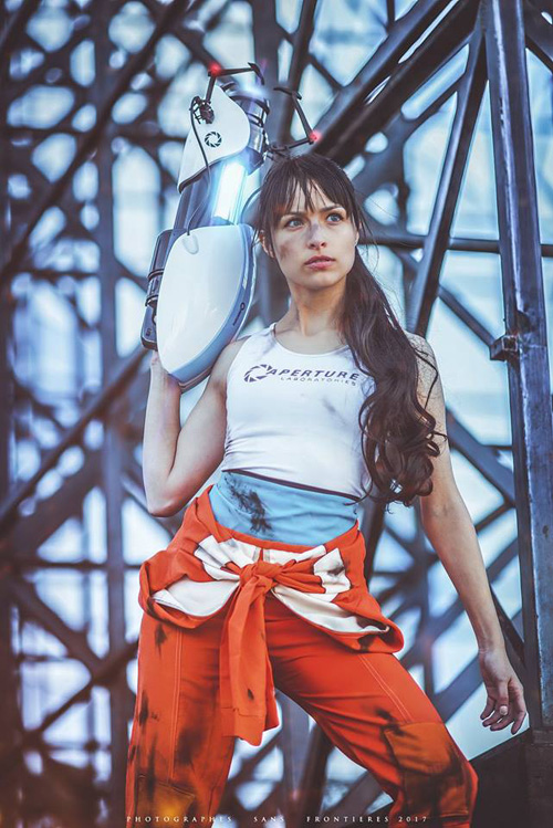 Chell from Portal Cosplay