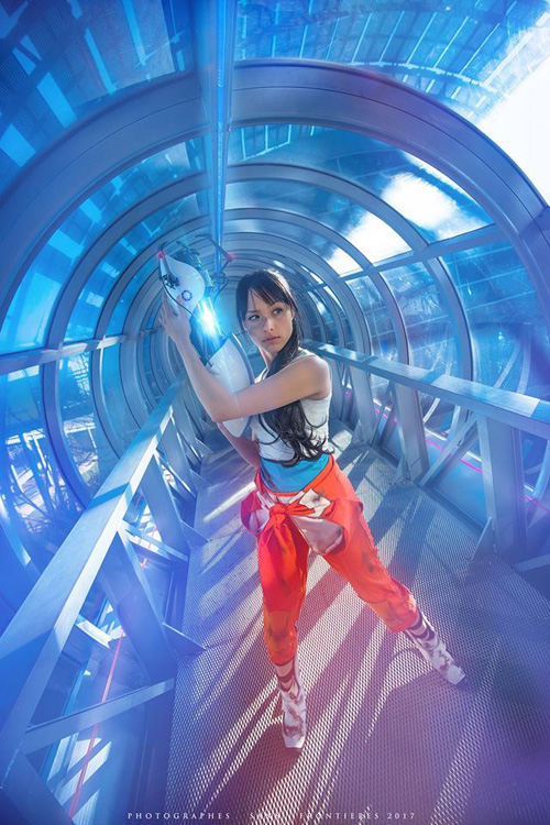 Chell from Portal Cosplay