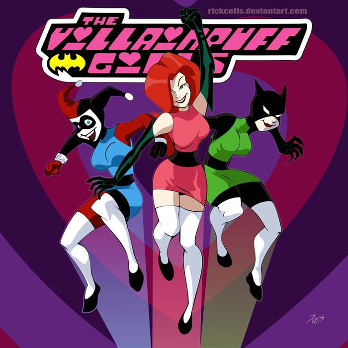 Gotham Siren Powerpuff Girls aka Villainpuff Girls Cosplay
