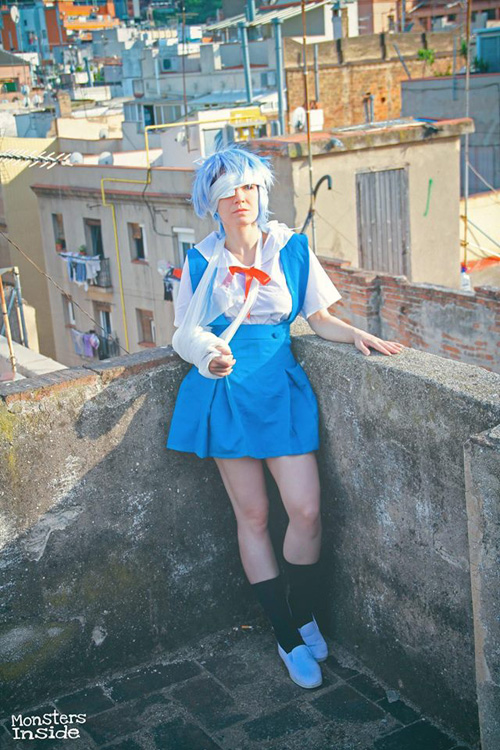 Rei from Evangelion Cosplay