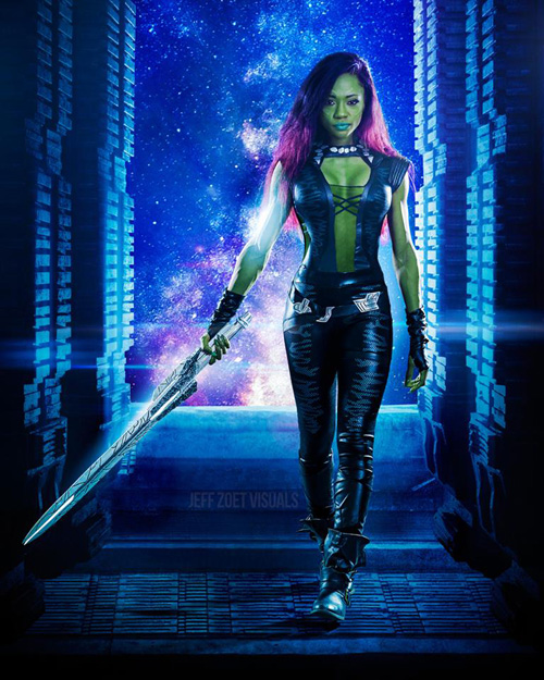 Gamora from Guardians of the Galaxy Cosplay