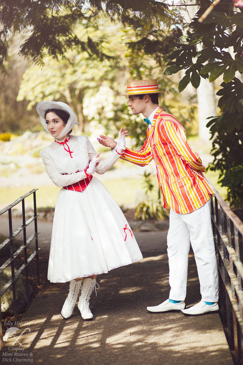 Mary Poppins and Bert Cosplay