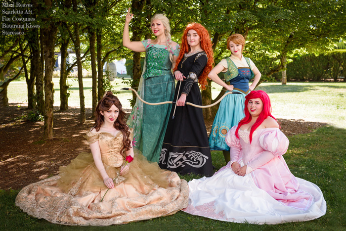 Disney Princesses Group Cosplay