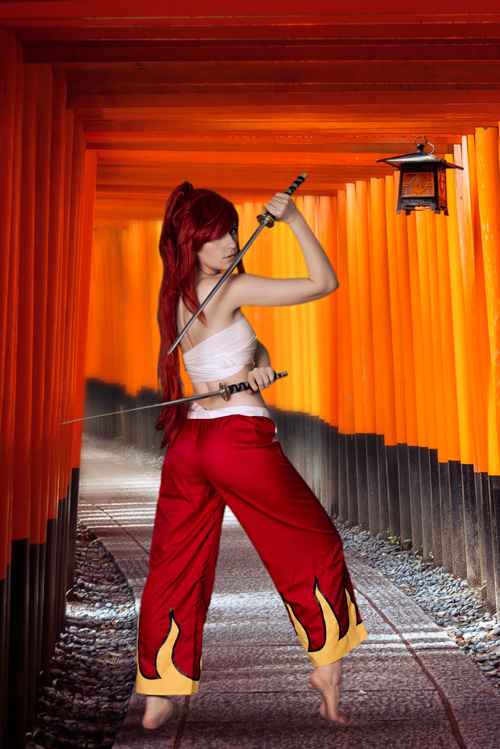 Flame Erza from Fairy Tail Cosplay