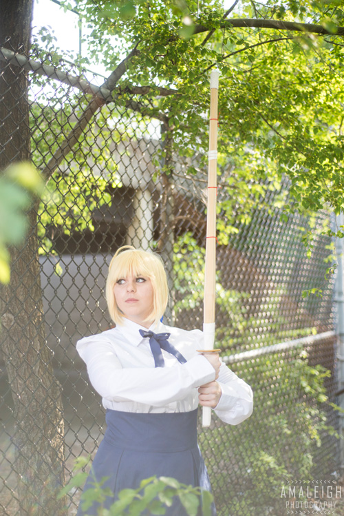 Saber from Fate Stay Cosplay