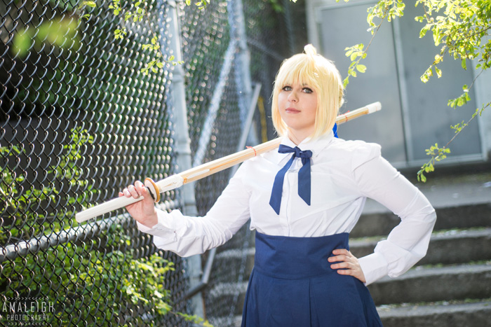 Saber from Fate Stay Cosplay