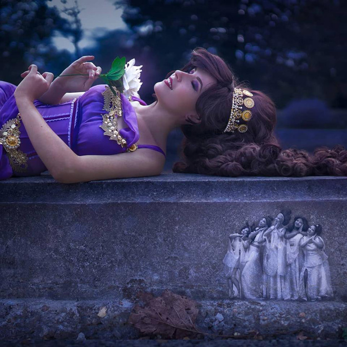 Megara and the Muses from Hercules Cosplay
