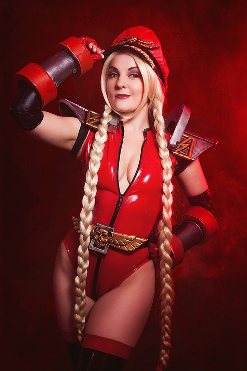 Bison Cammy from Street Fighter Cosplay