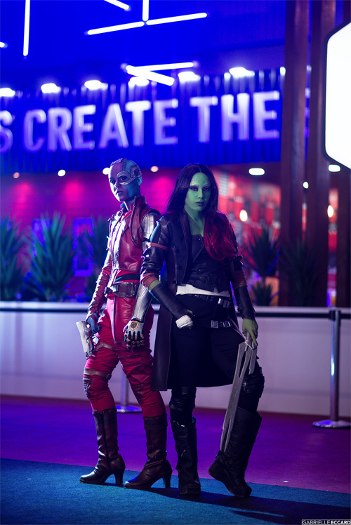 Nebula & Gamora from Guardians of the Galaxy Cosplay