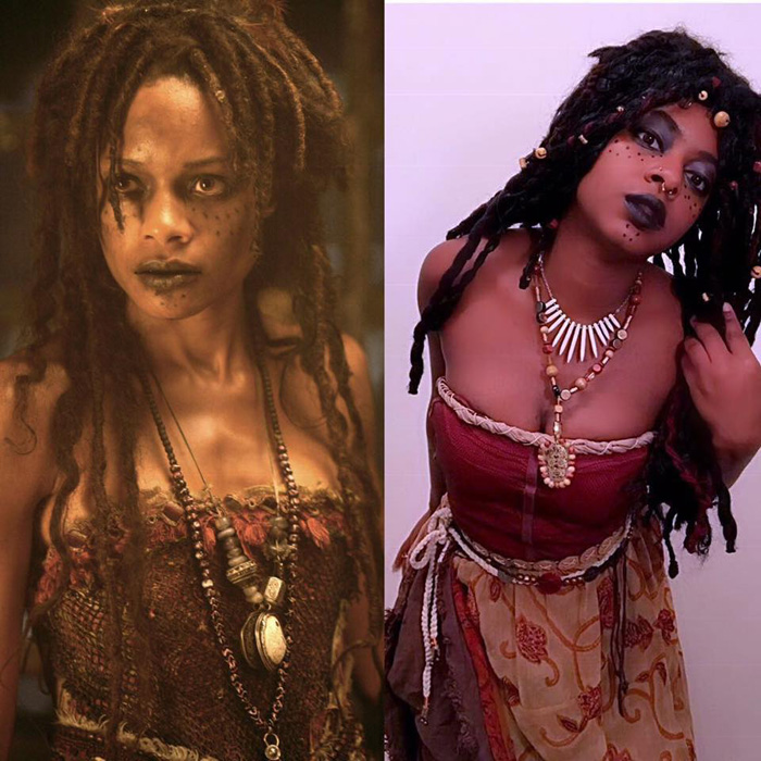 Tia Dalma from Pirates of the Caribbean Cosplay
