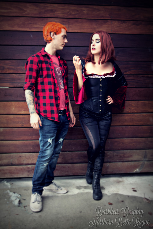 Willow and Oz from Buffy the Vampire Slayer Cosplay