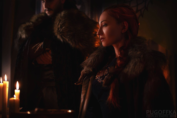 Jon Snow & Sansa Stark from Game of Thrones Cosplay