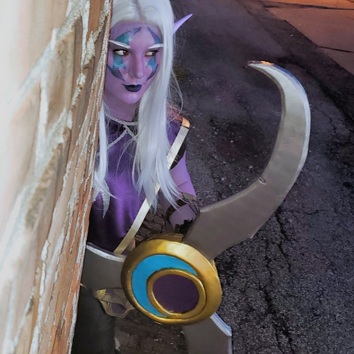 Night Elf Sentinel from World of Warcraft Cosplay
