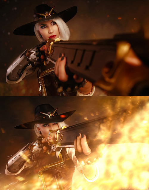 Ashe from Overwatch Cosplay