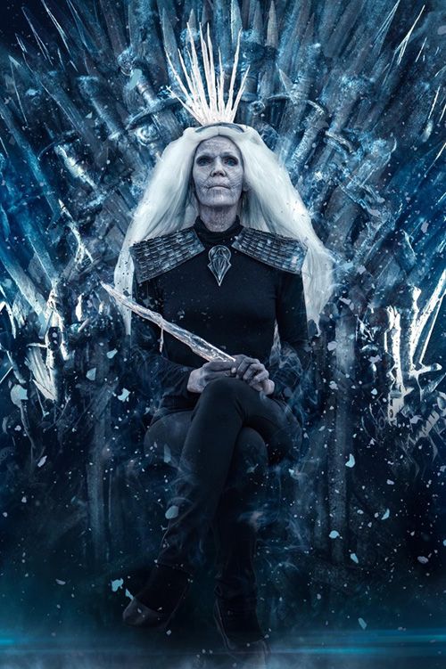 The Night Queen White Walker from Game of Thrones Cosplay