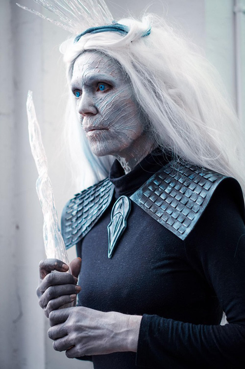 The Night Queen White Walker from Game of Thrones Cosplay