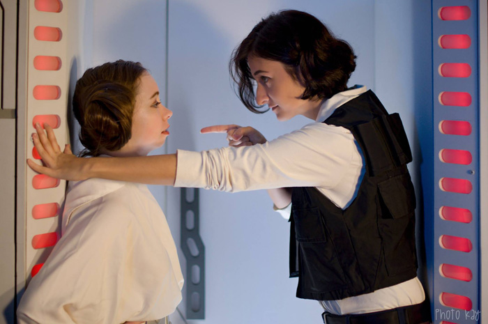 Princess Leia & Genderbent Han Solo Cosplay