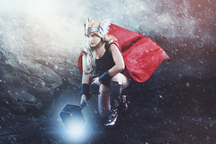 Pinup Thor Cosplay