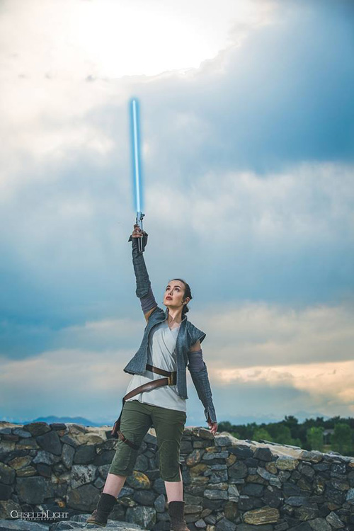 Rey from Star Wars: The Last Jedi Cosplay