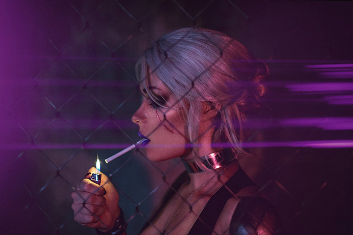 The Witcher 3 + Cyberpunk 2077 Crossover Cosplay
