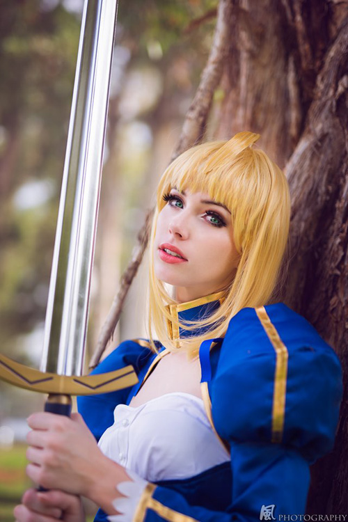 Saber from Fate Cosplay