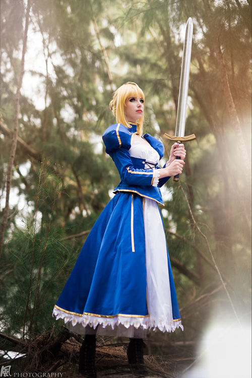 Saber from Fate Cosplay