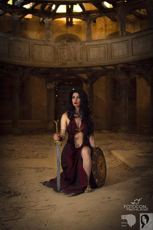 Formal Wonder Woman from Injustice: Gods Among Us Cosplay