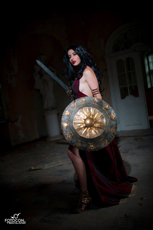 Formal Wonder Woman from Injustice: Gods Among Us Cosplay