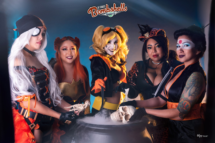 DC Bombshell Halloween Group Cosplay