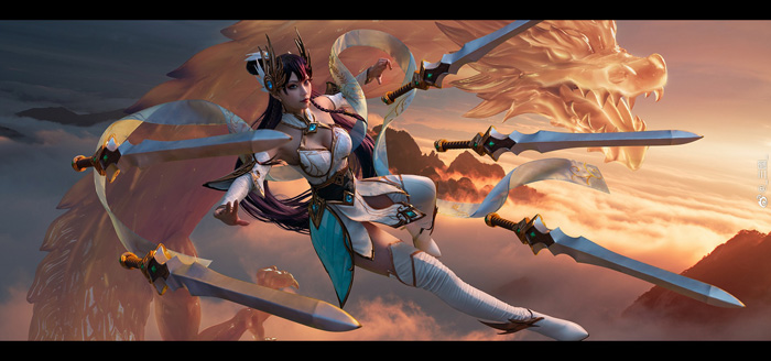 Divine Sword Irelia from League of Legends Cosplay