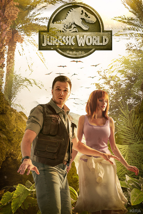 Claire and Owen from Jurassic World Cosplay