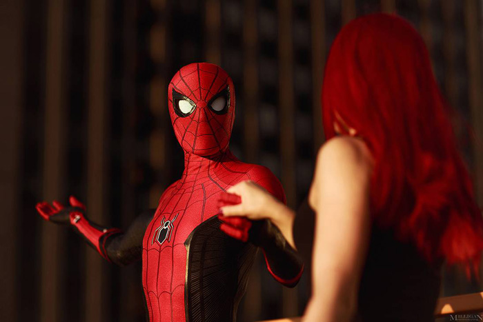 Mary Jane and Spider-Man Cosplay
