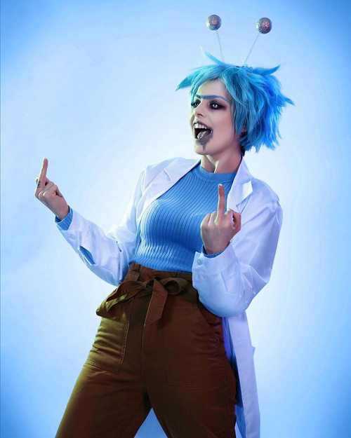 Rick from Rick and Morty Cosplay
