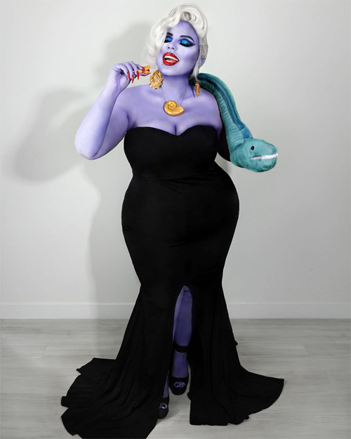 Ursula & Ariel from The Little Mermaid Cosplays
