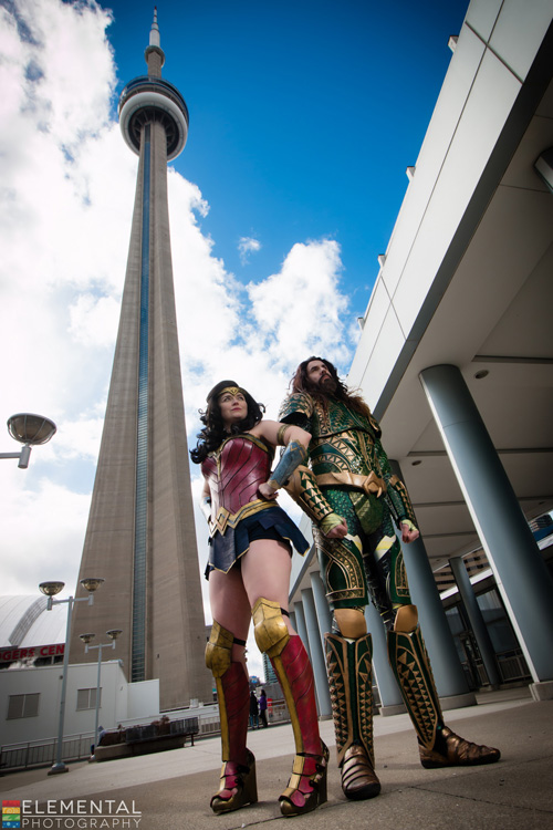 Wonder Woman and Aquaman Cosplay