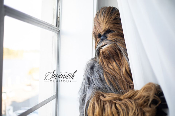 Chewbacca Boudoir Photoshoot