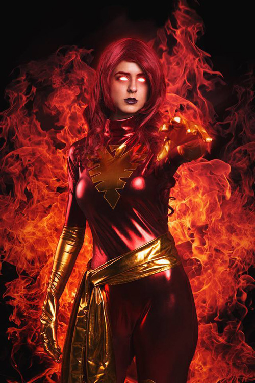 Dark Phoenix from X-Men Cosplay