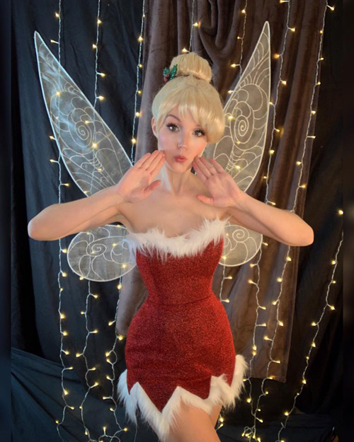 Christmas Tinker Bell Cosplay