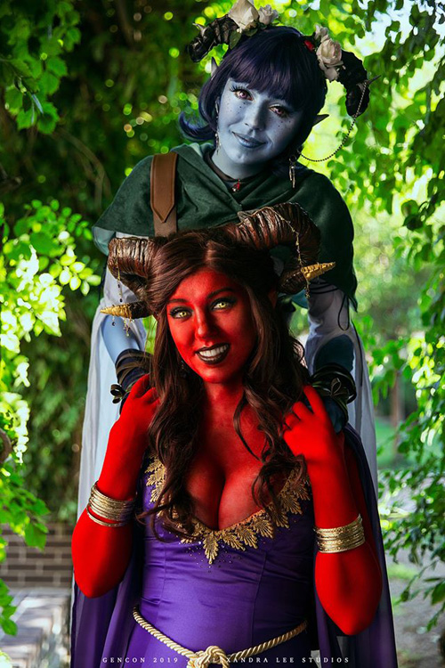 Jester and Marion from Critical Role Cosplay