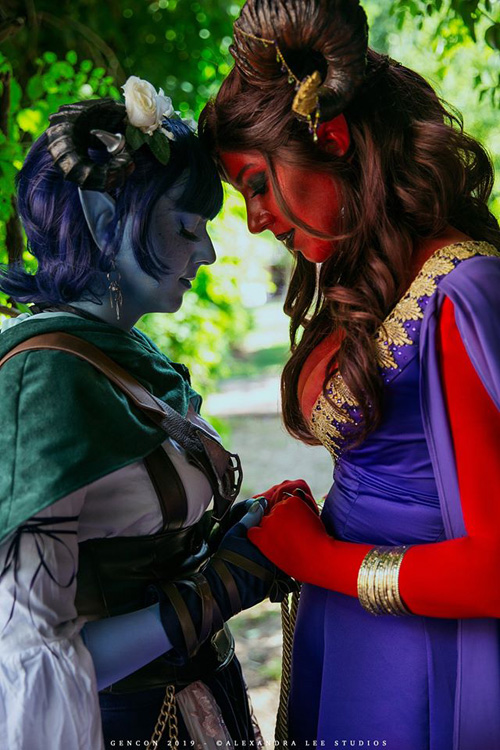 Jester and Marion from Critical Role Cosplay