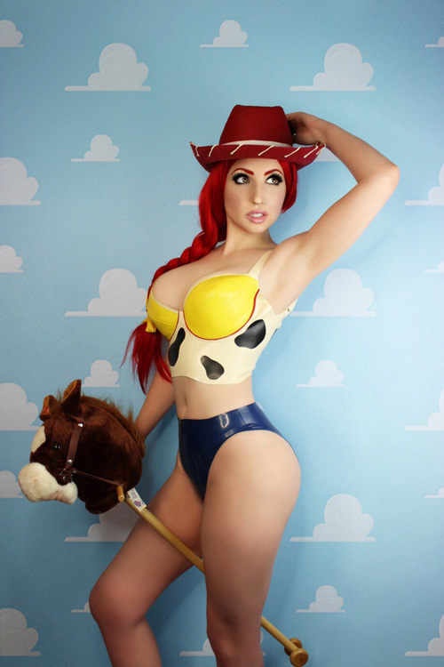 Jessie From Toy Story Latex Lingerie