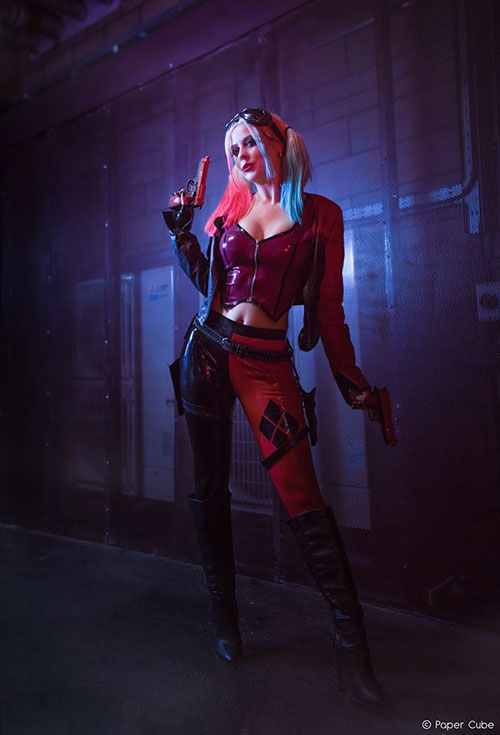 Harley Quinn from Injustice Latex Cosplay