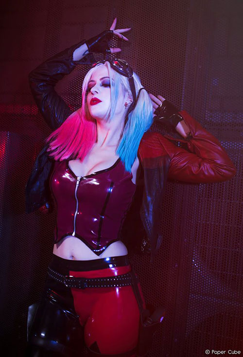 Harley Quinn from Injustice Latex Cosplay