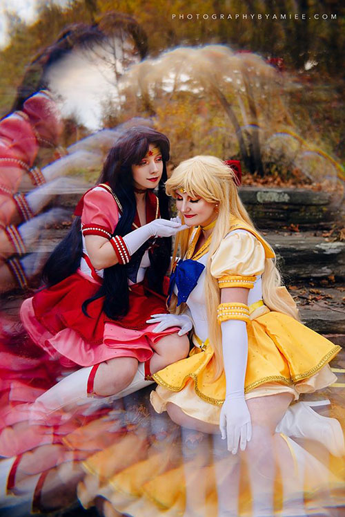 Sailor Mars & Venus from Sailor Moon Cosplay